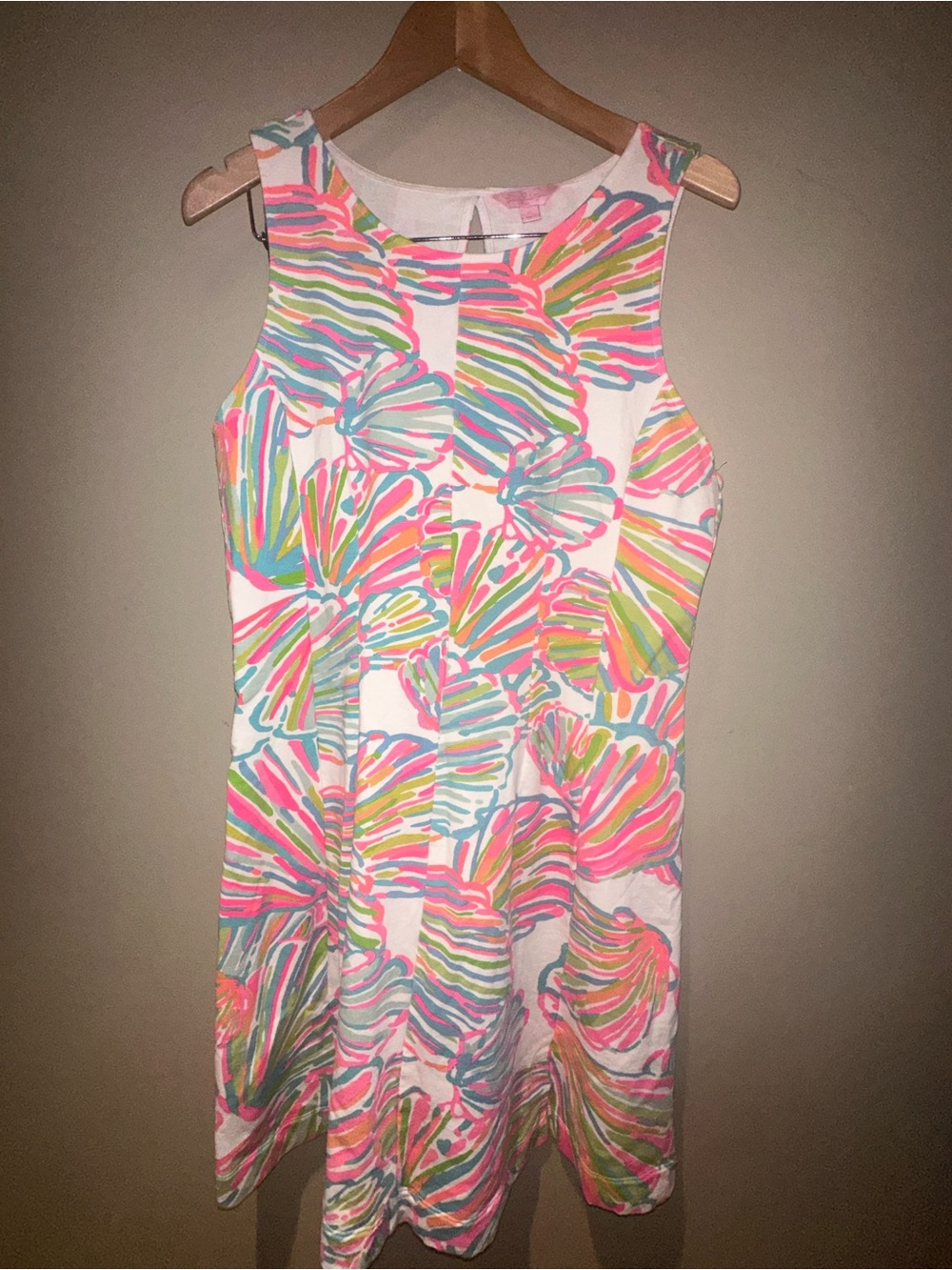 Lilly Pulitzer Felicity Fit & Flare Dress Shellebrate Print size Large